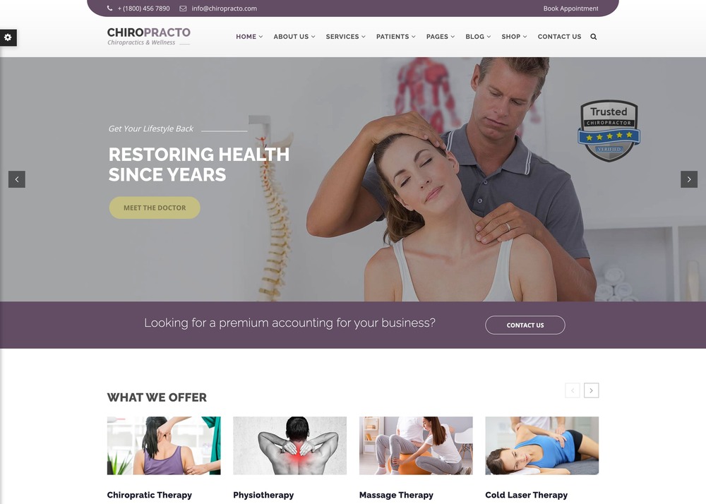 Chiropractic Website Design